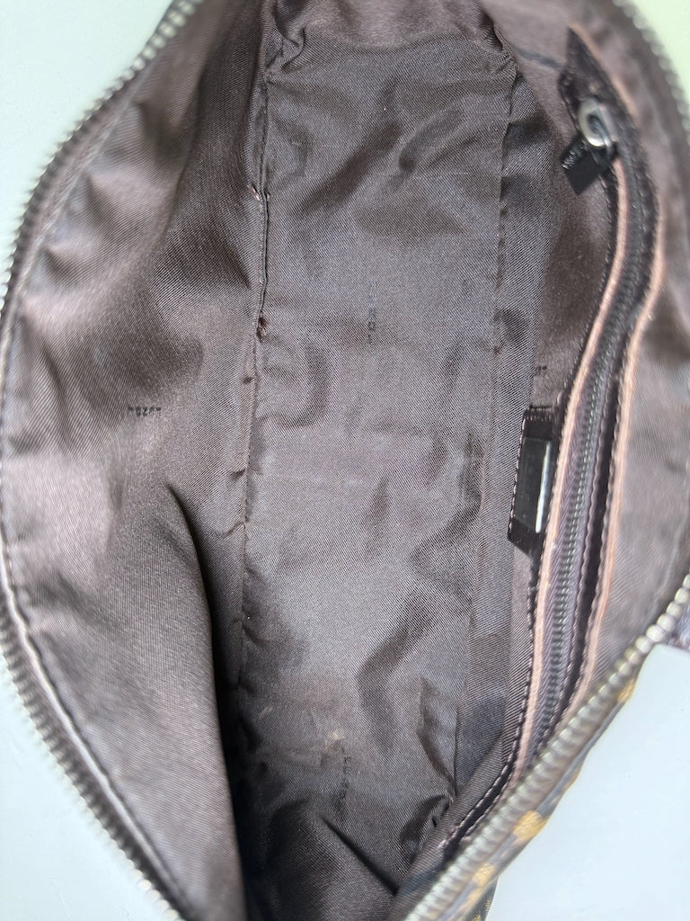 Fendi Zucca Canvas Baguette Bag