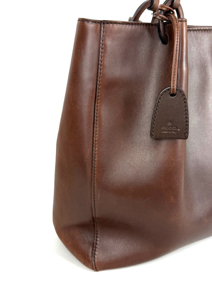 Gucci Leather Tote Bag