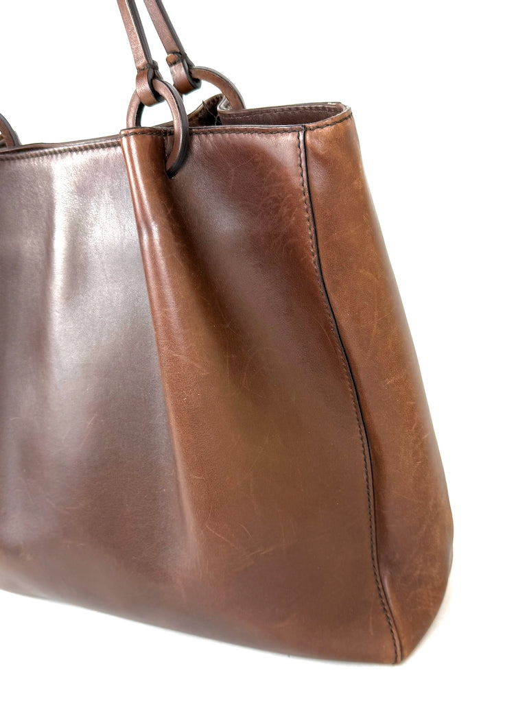 Gucci Leather Tote Bag