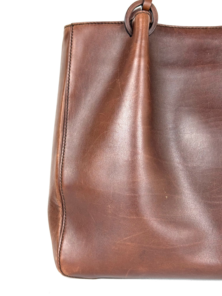 Gucci Leather Tote Bag