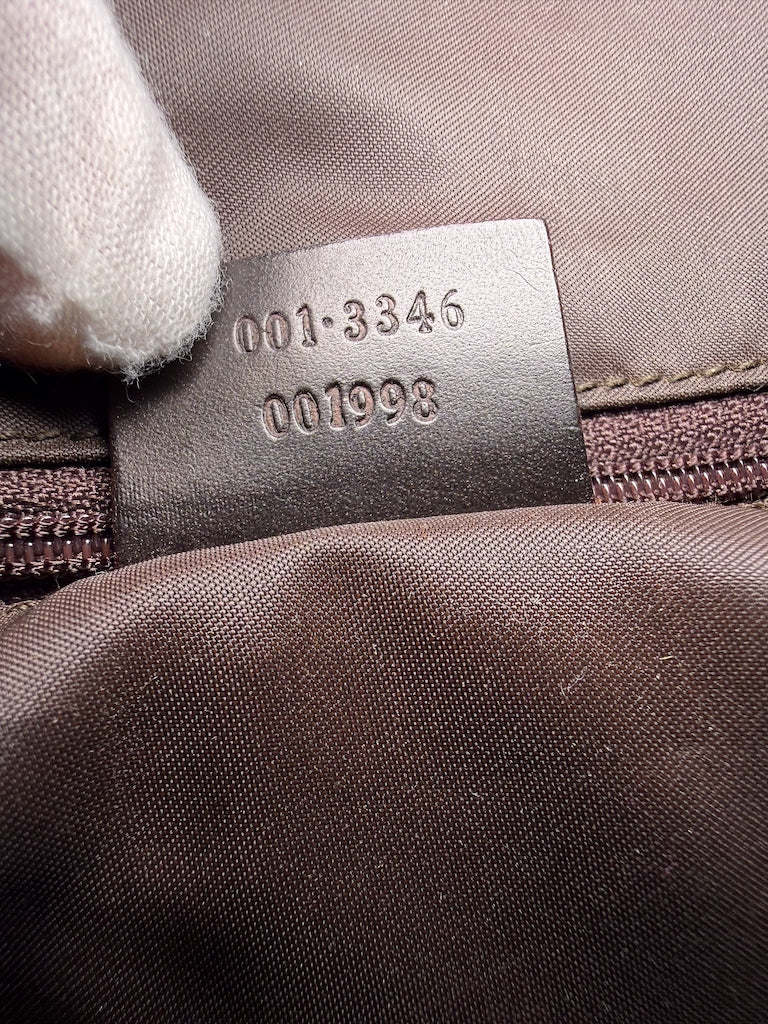 Gucci Jackie in brown suede