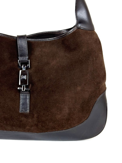 Gucci Jackie in brown suede