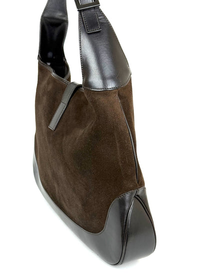 Gucci Jackie in brown suede