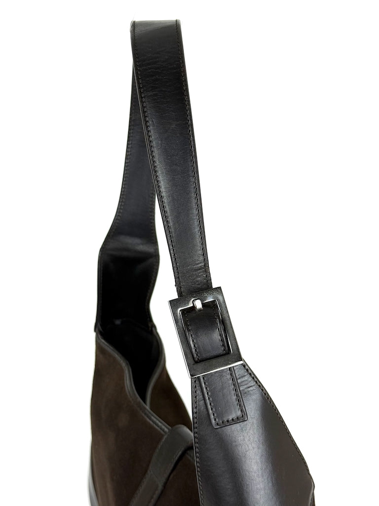 Gucci Jackie in brown suede